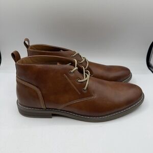 St Johns Bay Action Chukka Boots Mens Sz 12 M Brown Lace Up Ankle SJB 625-3021